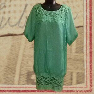 3 For $12 Sale. Bright Green Blouse